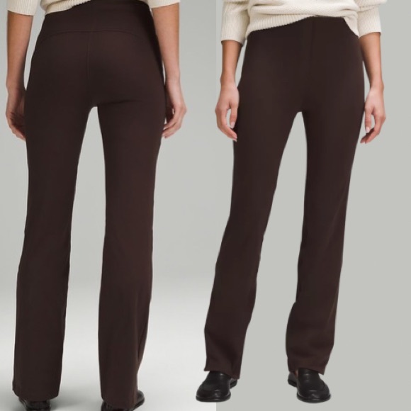 lululemon athletica Pants - NWT Lululemon Smooth Fit High Rise Pull-On Pant 
6 | Espresso
